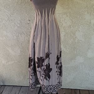 Anthropologie lapis dress one size